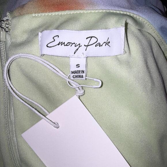 Multicolor Mini Dress with Ruffles S - Picture 5 of 5